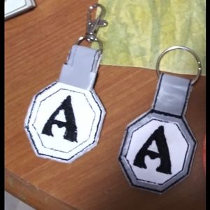 Letter A  Key Chain